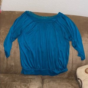 Dark teal dress shirt